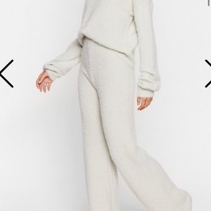 Nasty Gal fuzzy knit set